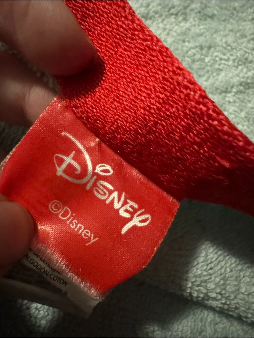 Disney Christmas Mickey & Minnie Mouse Hand Towel